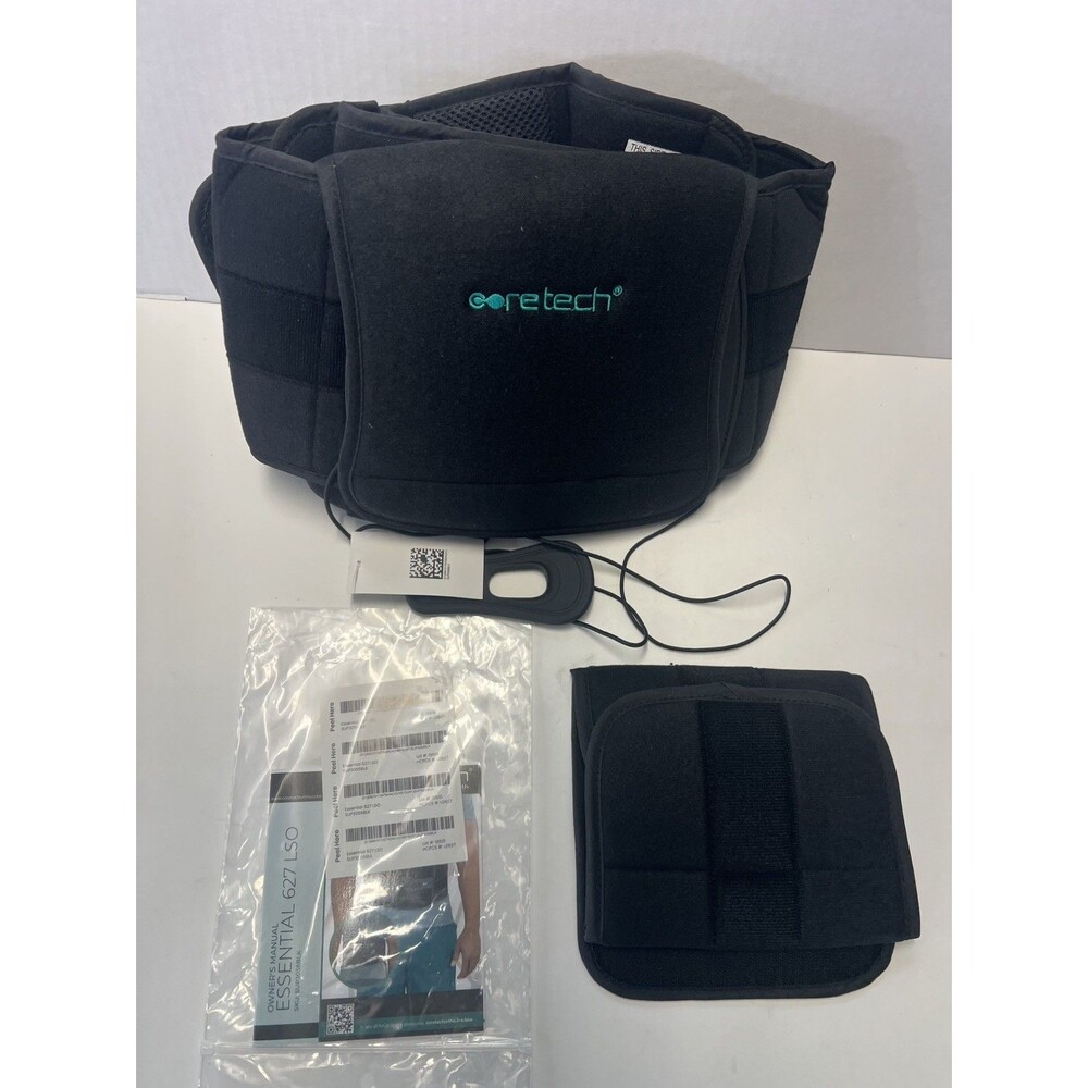 Coretech 627 LSO Essential Back Brace Lumbar Support Adjustable Spine Orthosis